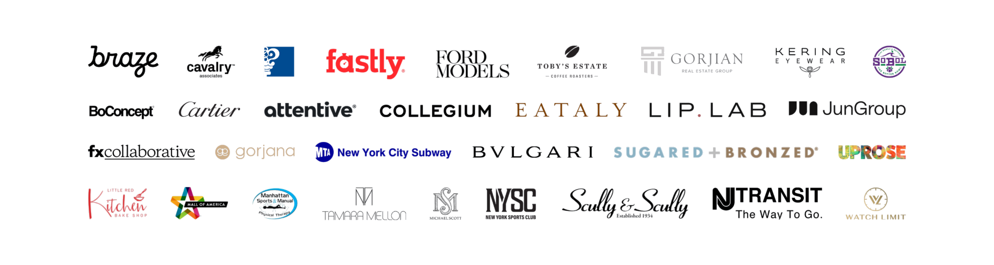 Trusted brands and clients of Ariel Construction